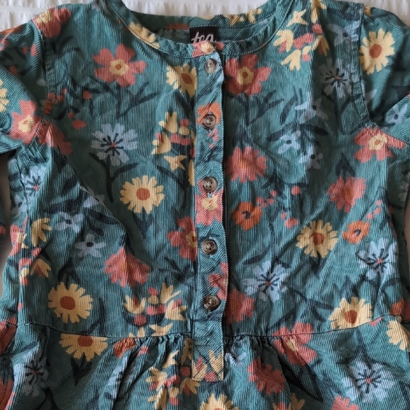 Tea Collection corduroy floral Dress - Picture 4 of 6